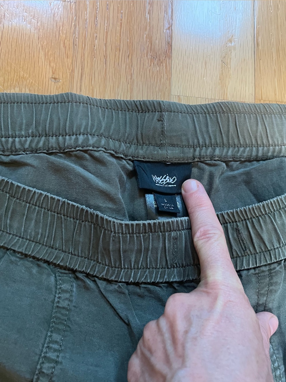 Massimo Olive Cargo Jogger Pants - Picture 3 of 3